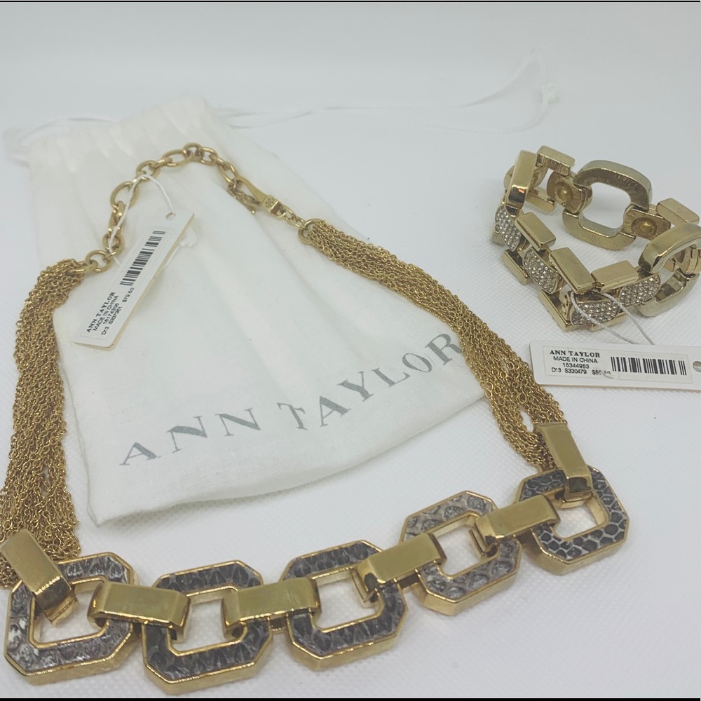 Ann Taylor Choker and Bracelet